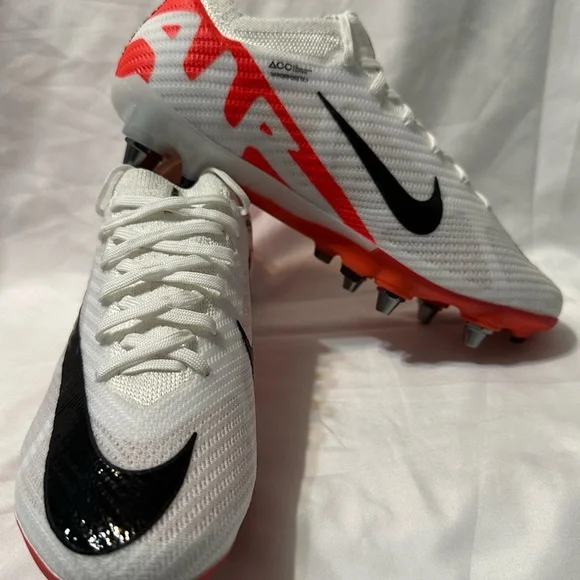 Nike Zoom Vapor 15 Elite SG-Pro P Soccer Cleats White FD0243-600 Men's Sz 6